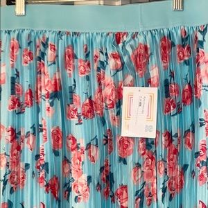 LuLaRoe “Jill” long pleated skirt